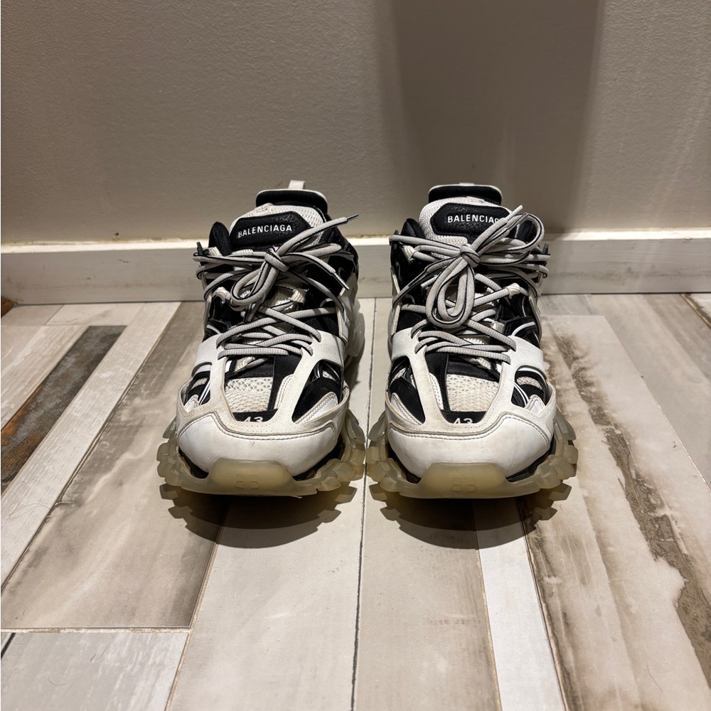 Balenciaga Black and White Sneakers